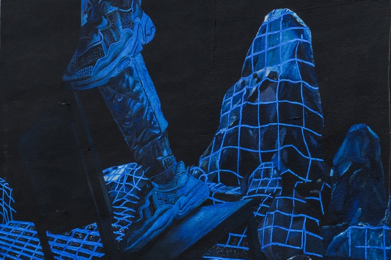 Artystyczny mural reklamowy Adidas na Waryńskiego | Enter OZWORLD | Portfolio