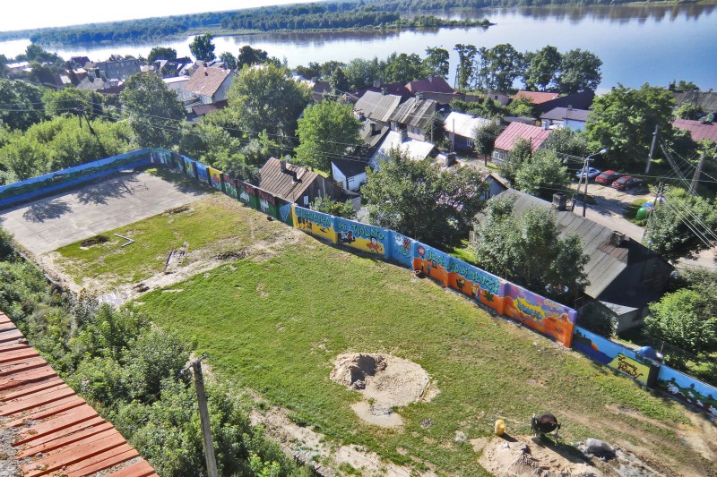 Czerwinsk upon Vistula River wall at sport facilities | Czerwinsk on the Vistula | CSR | About us