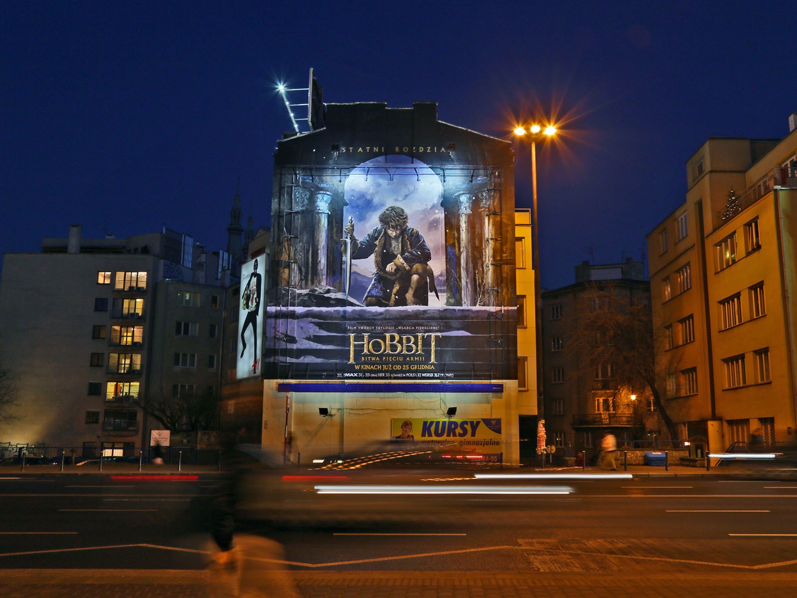 Film Der Hobbit: Die Schlacht der fünf Heere Großflächige Werbung Forum Films in Warschau | Film Der Hobbit: Die Schlacht der fünf Heere | Portfolio