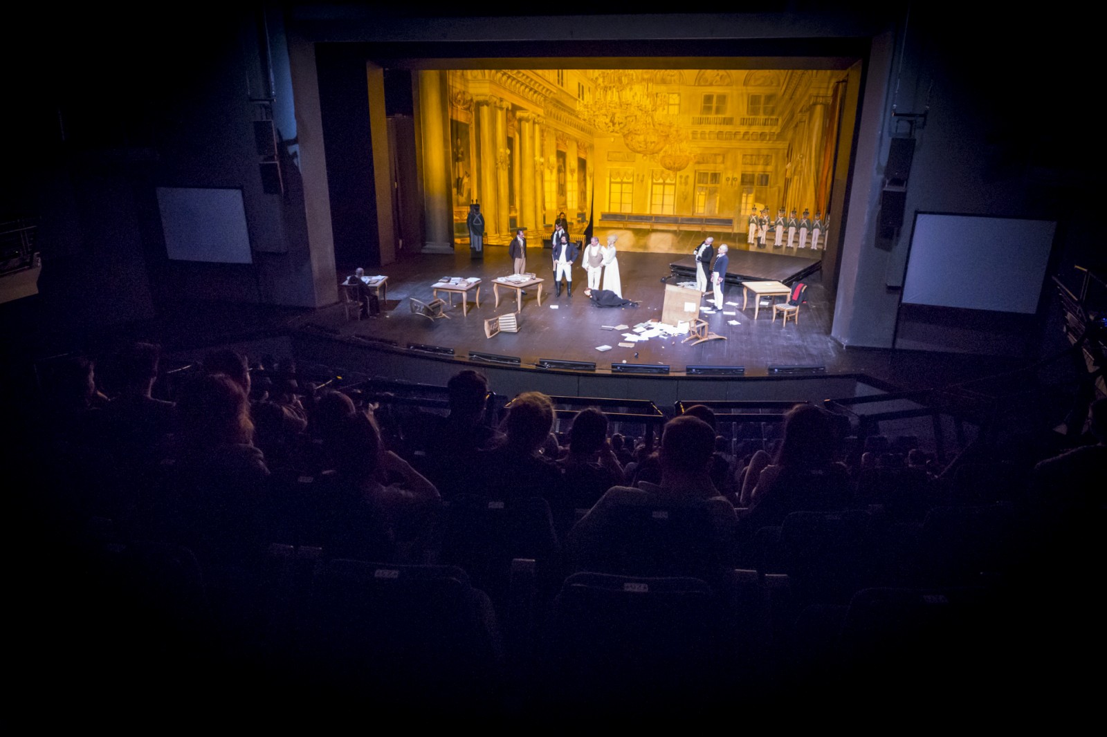 Theatrical Horizons in Polski Theatre in Wroclaw Dziady Adam Mickiewicz | Theatrical Backdrops | Portfolio