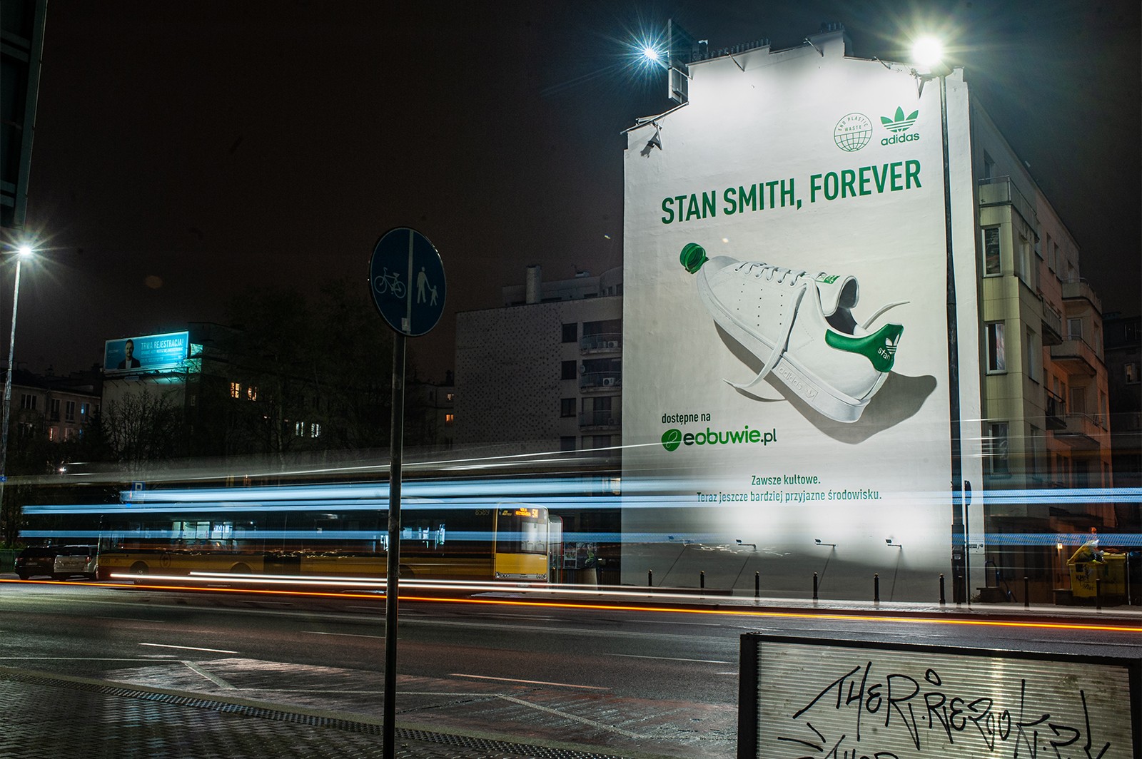 Adidas Stan Smith mural in Warsaw | STAN SMITH, FOREVER | Portfolio