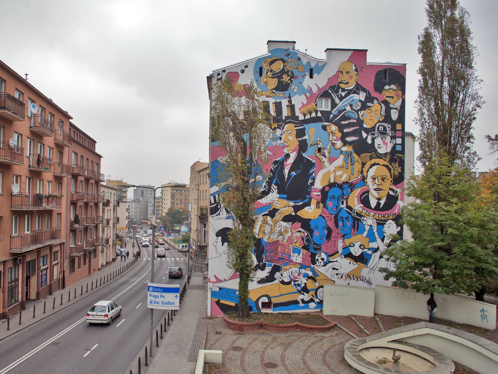 Chopin mural - Tamka Warsaw | Fryderyk in Warsaw | Portfolio