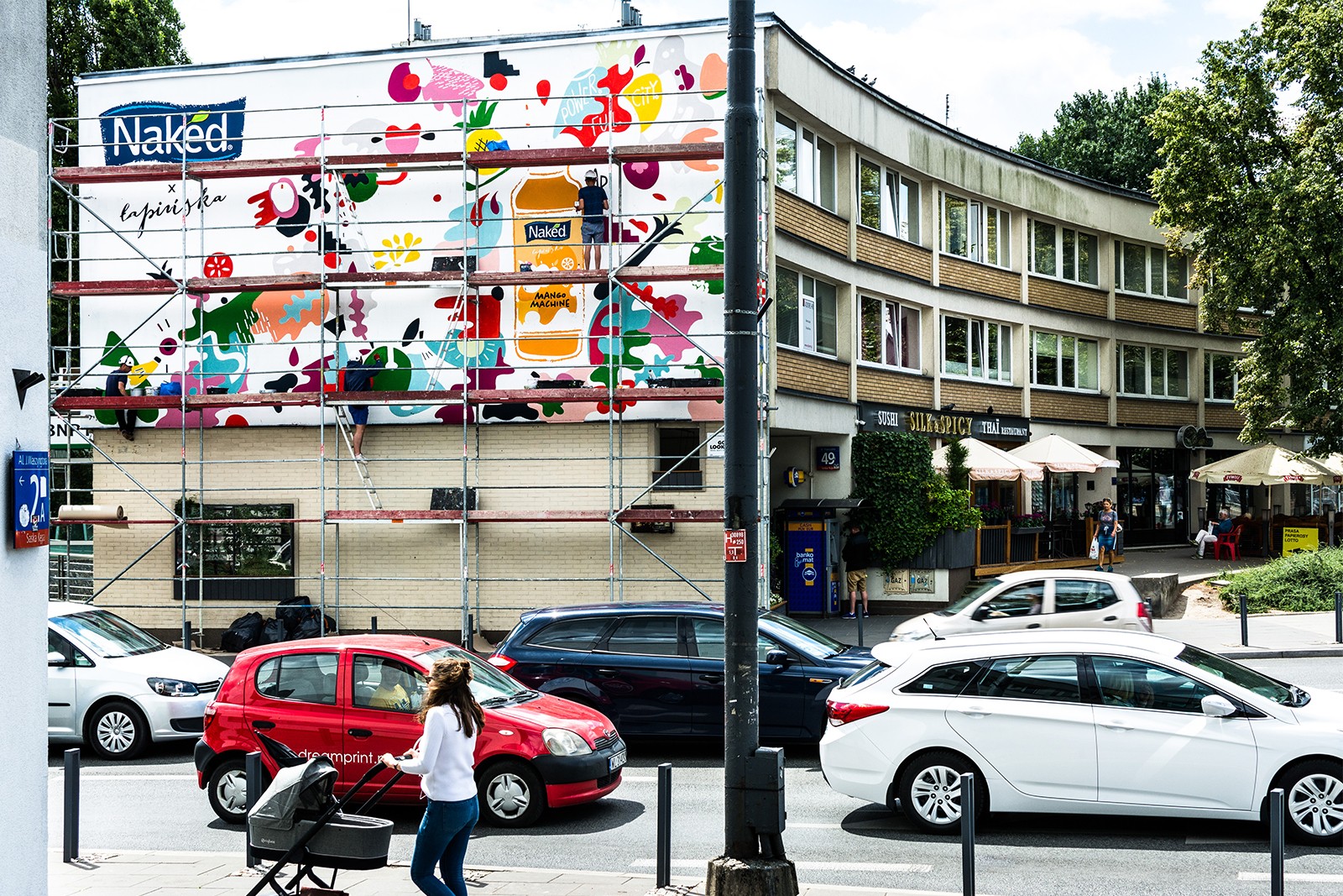 Mural Power Full City przy ulicy Francuskie 49 dla marki Naked | #PowerFullCity | Portfolio
