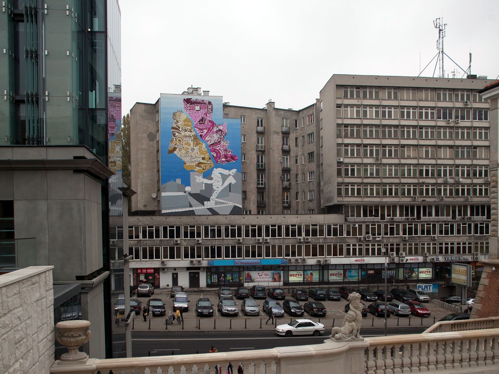 Mural in Warsaw Tamka street - Fryderyk Chopin | Fryderyk in Warsaw | Portfolio