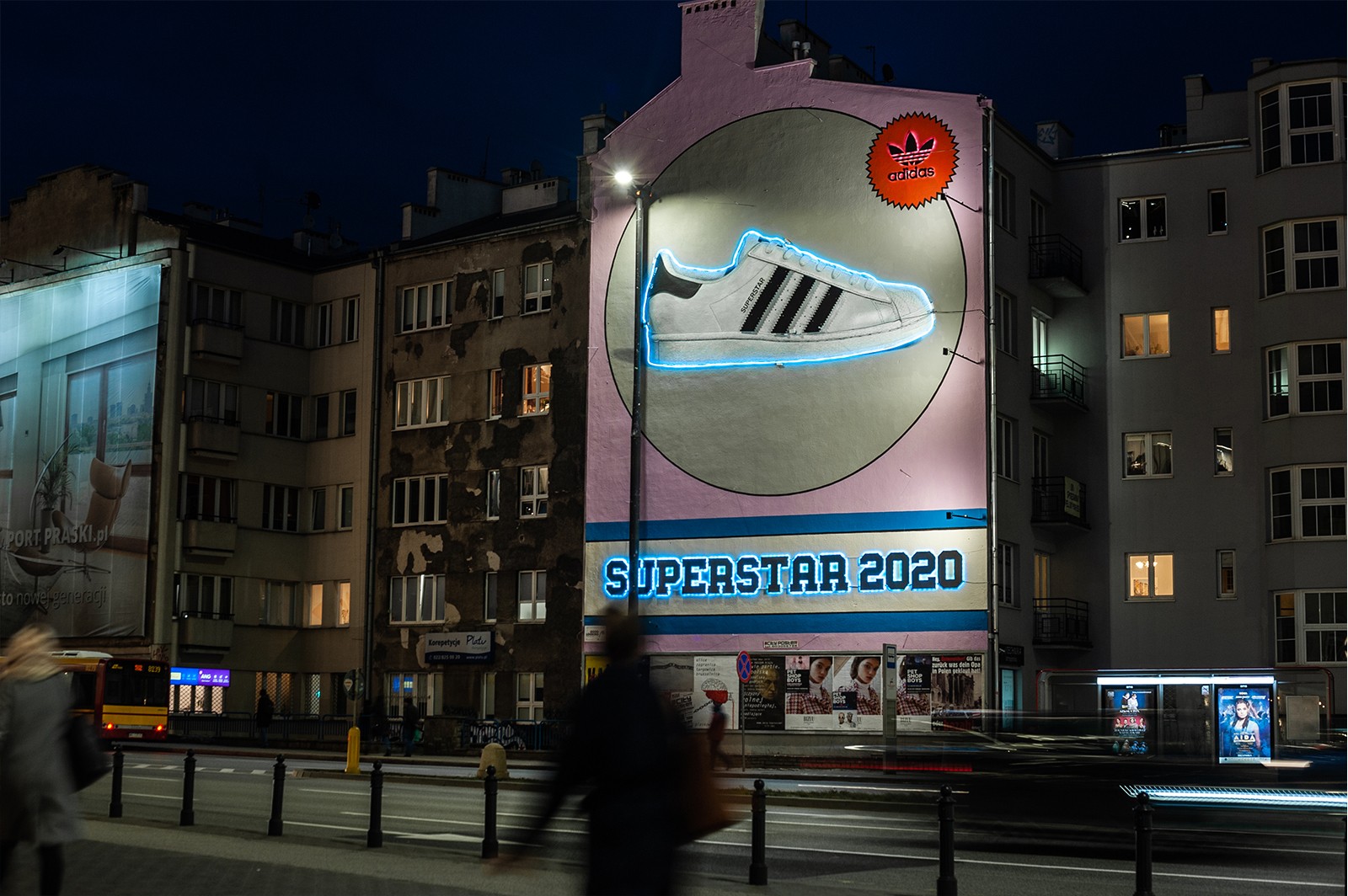Advertising mural Adidas Superstar 2020 | SUPERSTAR 2020 | Portfolio