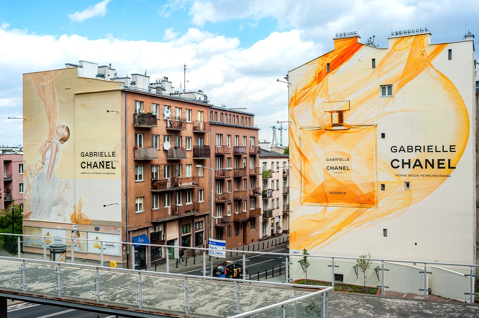 Artistic murals for Chanel on Tamka street in Warsaw | Gabrielle | Portfolio
