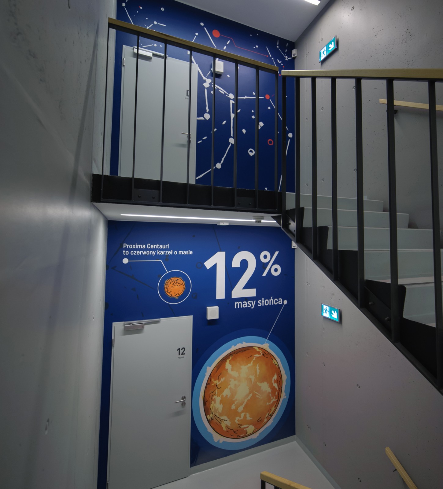 Das Treppenhaus in einem beu eröffneten Gebäude in der Przyokopowa Straße, Wola | PROXIMO | Portfolio