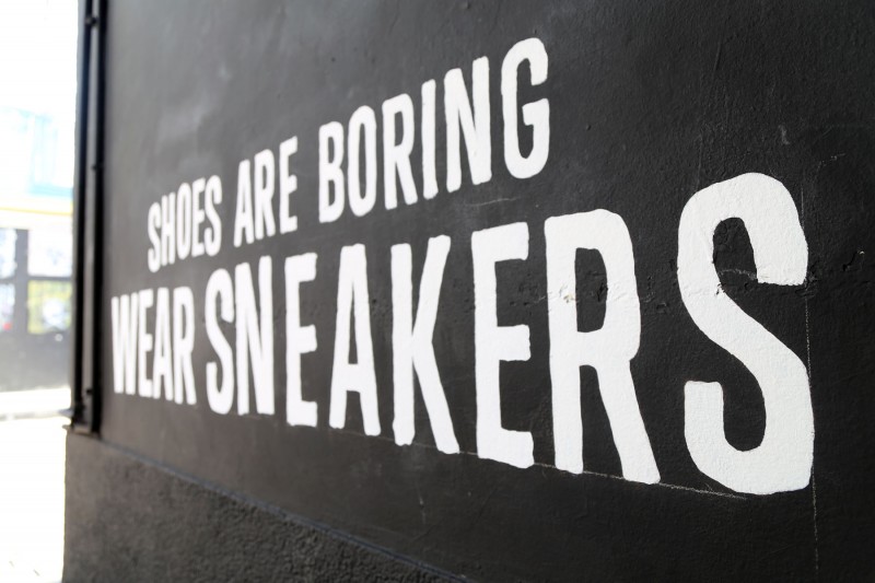 Shoes are boring wear Sneakers Converse pavilions in Warsaw Nowy Swiat street | #sneakerswould | Portfolio
