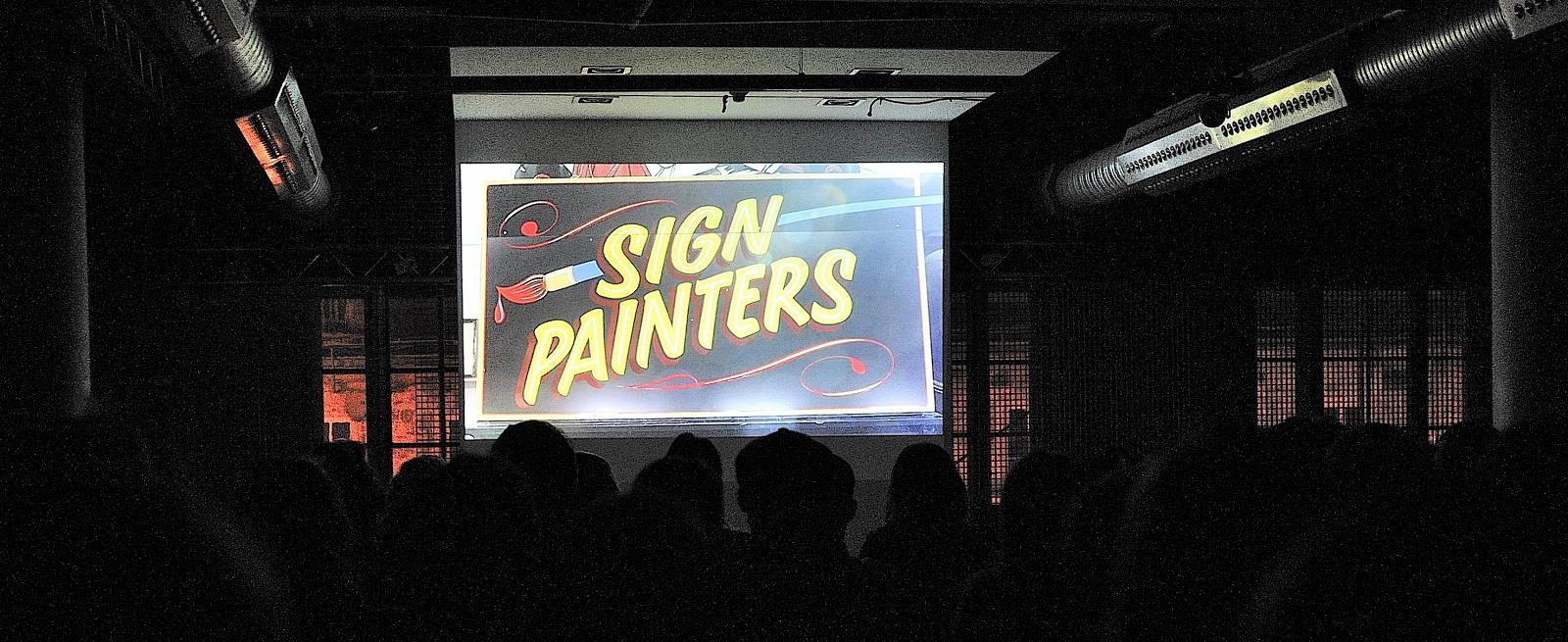 Sign Painters Filmpremiere Warenhaus Dom Towarowy Bracia Jablkowscy in Warschau Bracka Straße | Sign Painters - Workshop und Filmpremiere | Backstage