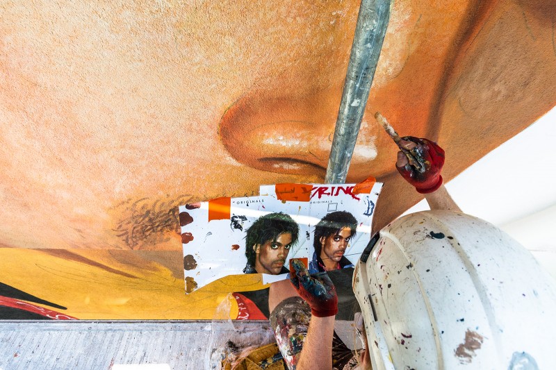 The mural advertises the Originals Prince album in Warsaw | Tidal x Prince | Portfolio