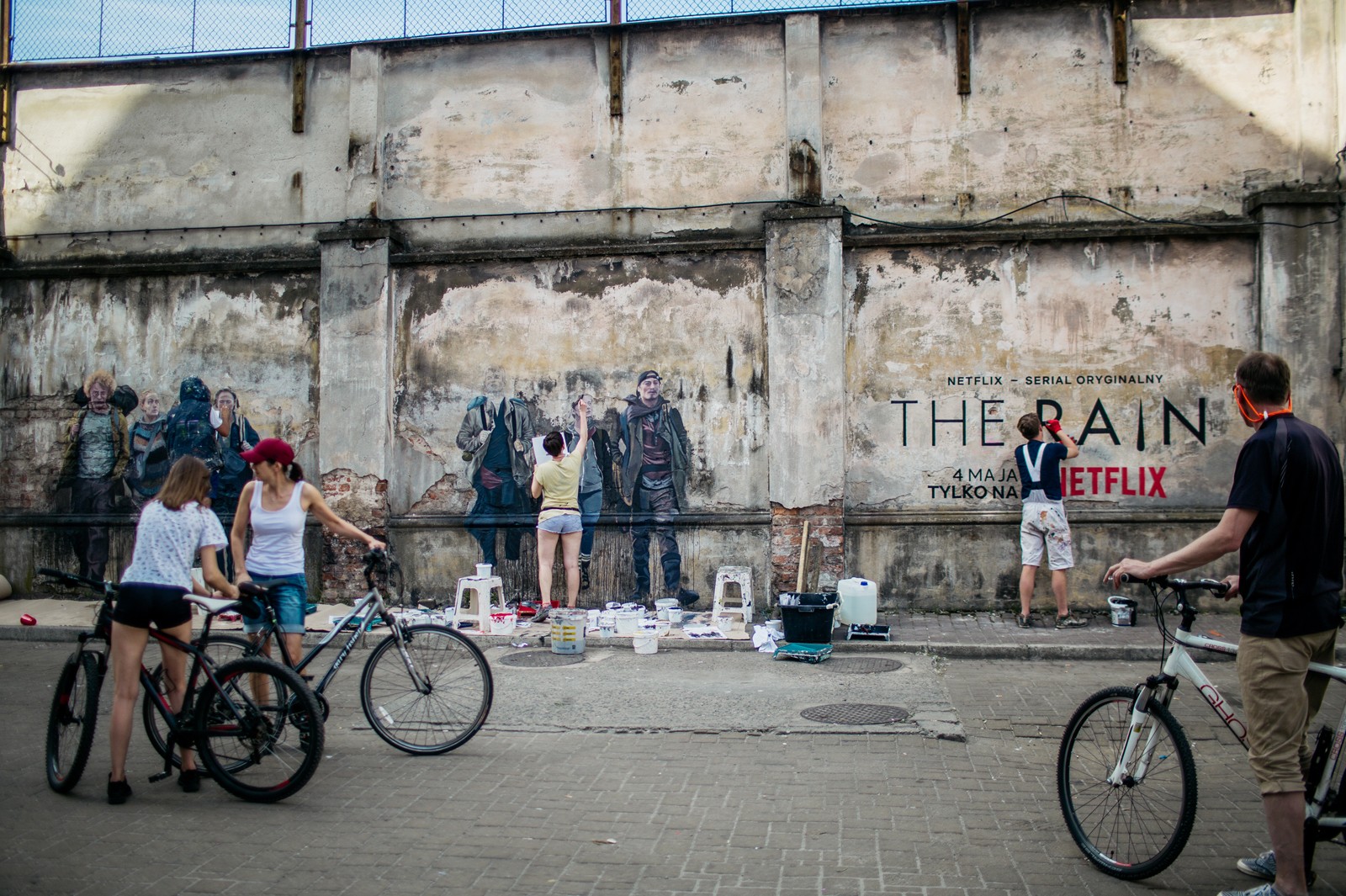 Tytano: Kraków's Urban Lifestyle Complex ad in the form of a wall mural | The Rain  | Portfolio