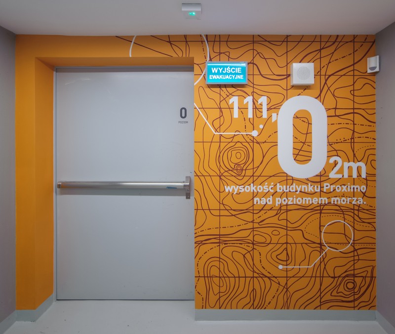 Wall Design im Bürohaus Proximo in Warschau, ul. Przyokopowa | PROXIMO | Portfolio