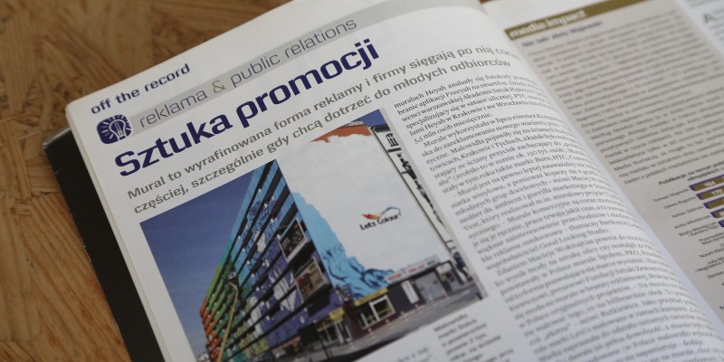 Article in the Press magazine | PRESS | Publications | About us
