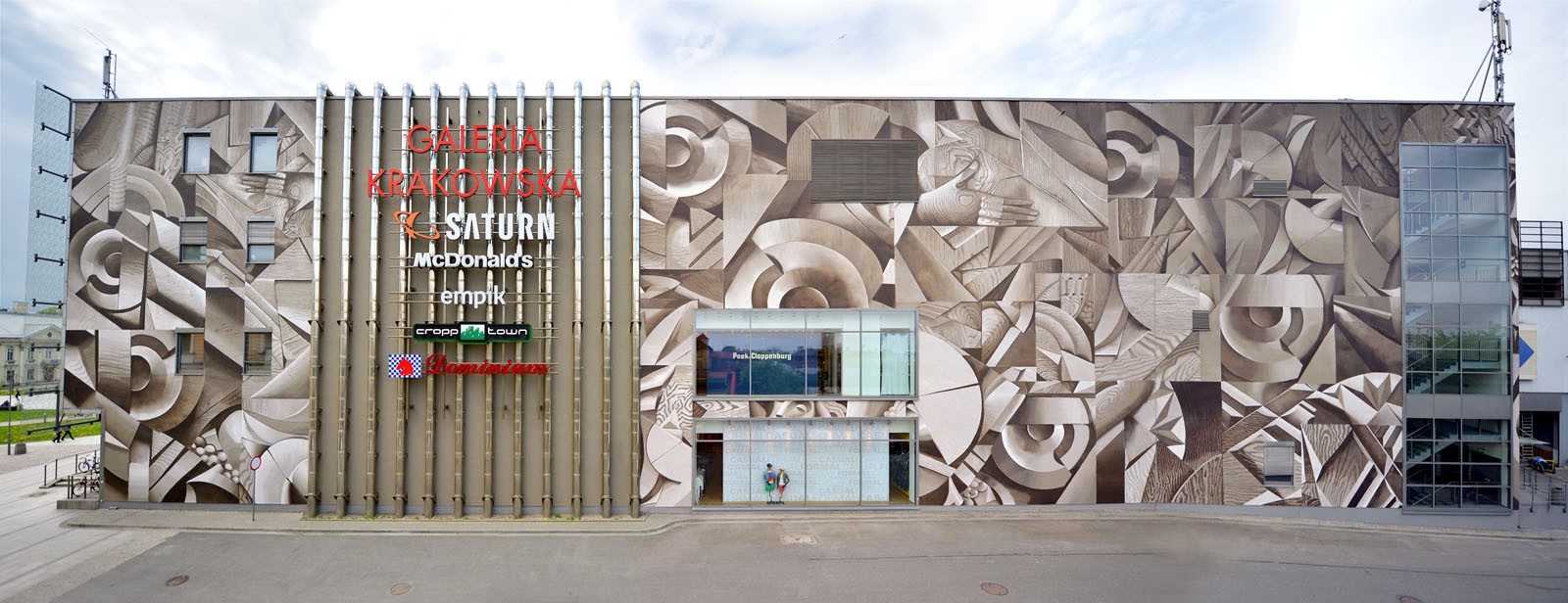 Galeria Krakowska mural in Cracow shopping mall Pawia street | Artistic Murals | Our offer