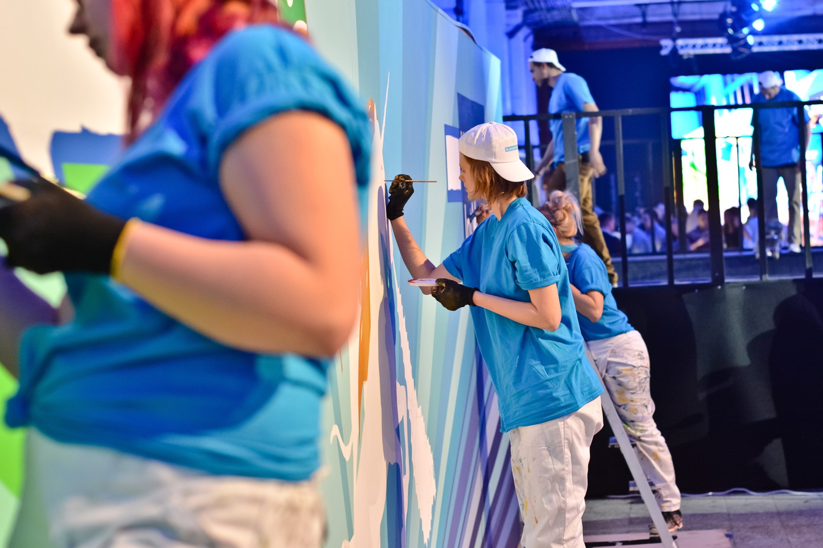 Live painted mural at the Microsoft event in Soho Factory in Warsaw | Lumia 950 launch | Portfolio